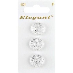 Buttons Elegant nr. 101 on a card