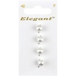 Buttons Elegant nr. 42 on a card
