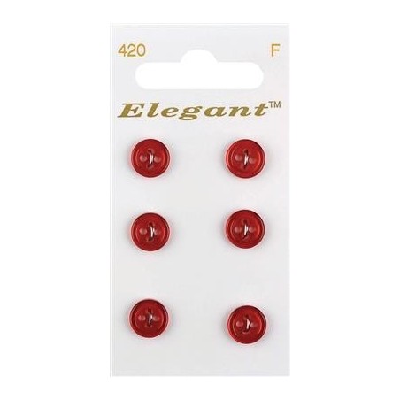 Buttons Elegant nr. 420 on a card