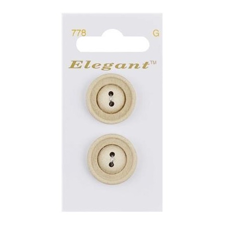Buttons Elegant nr. 778 on a card