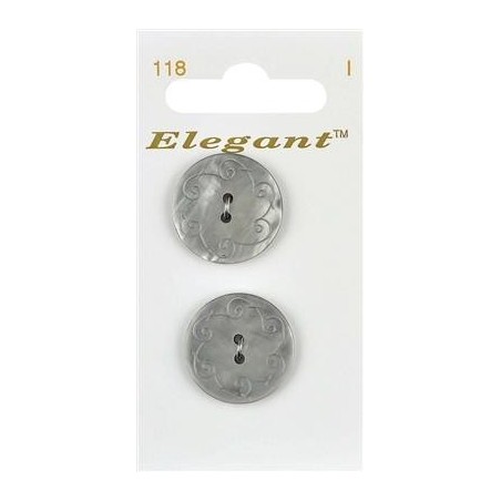 Buttons Elegant nr. 118 on a card