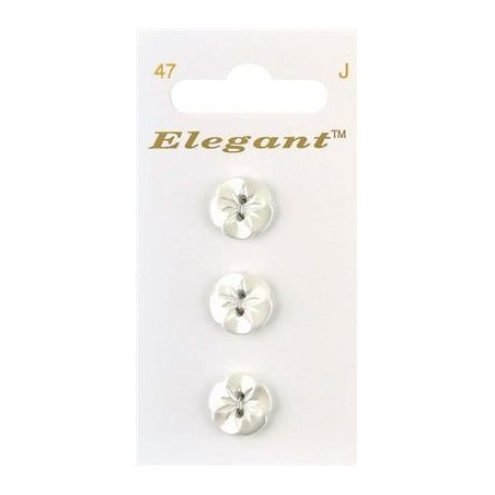 Buttons Elegant nr. 47 on a card