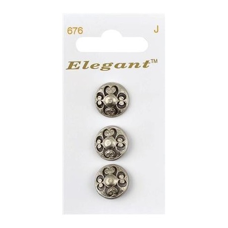 Buttons Elegant nr. 676 on a card