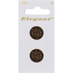 Buttons Elegant nr. 729 on a card