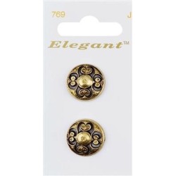 Buttons Elegant nr. 769 on a card
