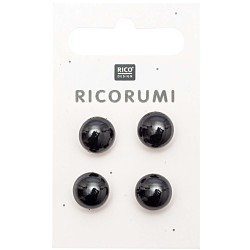  Rico Design 4 Animal eyes for sewing 11 mm