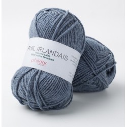 Knitting yarn Phildar Phil Irlandais Jeans Stoned