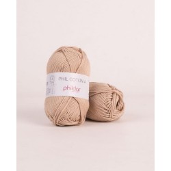 Phildar crochet yarn Phil Coton 4 dune