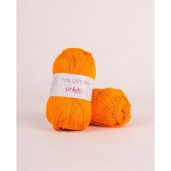 Phildar crochet yarn Phil Coton 4 mandarine