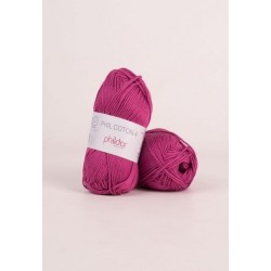 Phildar crochet yarn Phil Coton 4 magenta