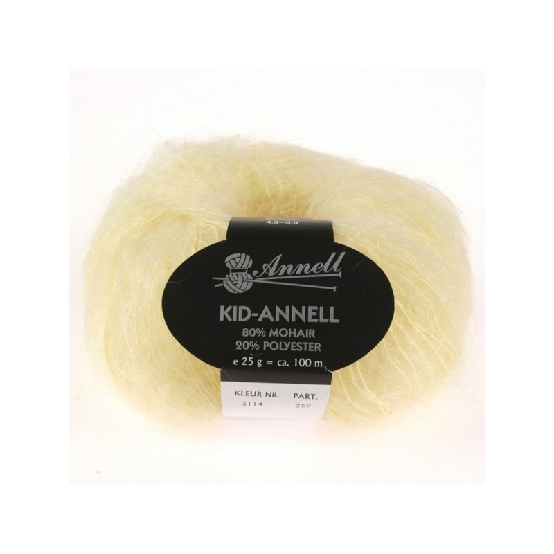 Strickwolle mohair Kid Annell 3114