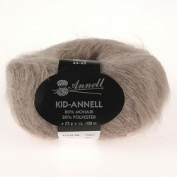 Laine à tricoter mohair Kid Annell 3129