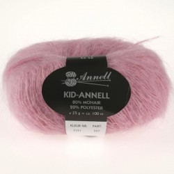 Laine à tricoter mohair Kid Annell 3151