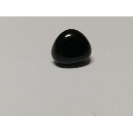   Dierenneus 12 mm driehoek vlak - zwart