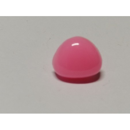   Tiernase 12 mm flaches Dreieck rosa