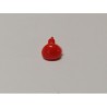   Tiernase 12 mm flaches Dreieck rot