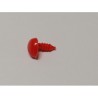   Dierenneus 12 mm driehoek vlak - rood
