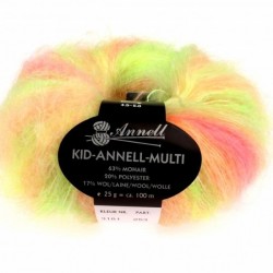 Knitting yarn Annell Kid Annell Multi 3181