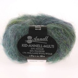 Knitting yarn Annell Kid Annell Multi 3191