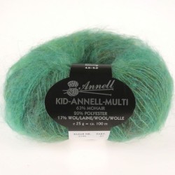 Mohair knitting yarn Kid Annell Multi 3196