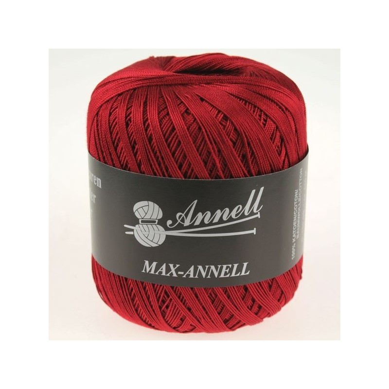 Fil crochet Anell  Max 3413 Rouge foncé