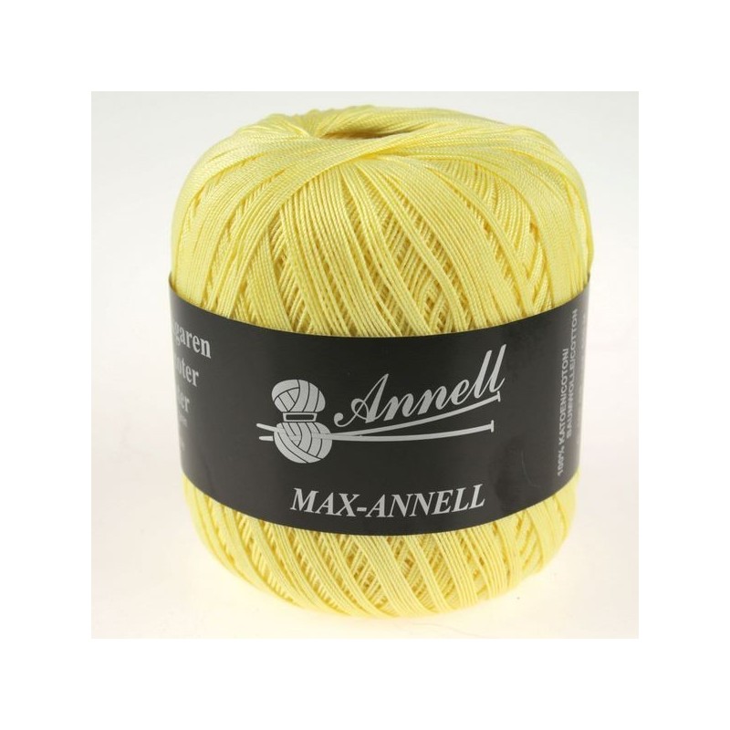 Fil crochet Anell  Max 3414 Jaune