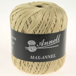 Crochet yarn Annell Max 3430 Light brown