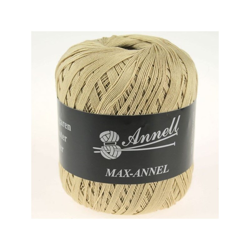 Crochet yarn Annell Max 3430 Light brown