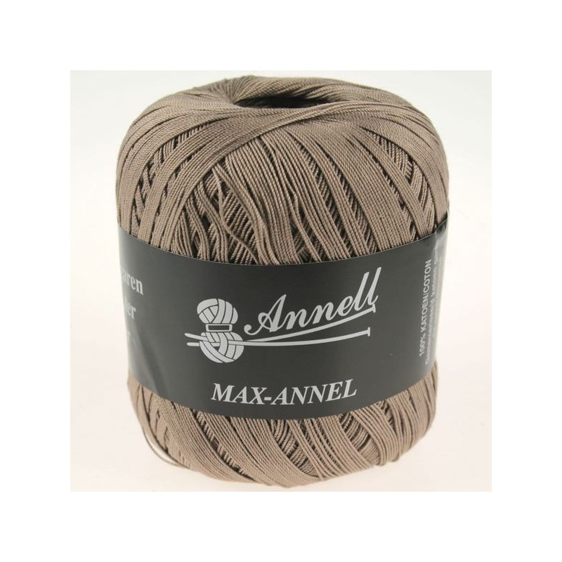 Annell crochet yarn Max 3431Brown