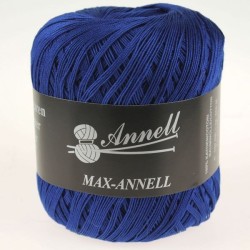 Crochet yarn Annell Max 3438 Dark blue