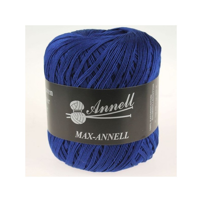 Fil crochet Anell  Max 3438 Bleu foncé
