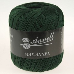 Crochet yarn Annell Max 3445 Dark green
