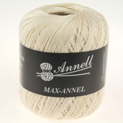 Crochet yarn Annell Max 3460 Ecru