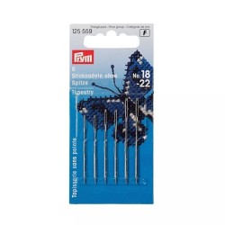 Tapestry needles with blunt point 18-22