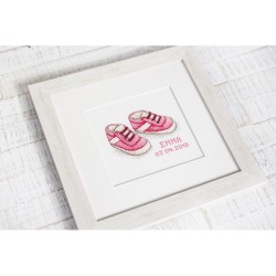 Luca-S Embroidery kit Baby Shoes 2