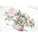 Luca-S Embroidery kit Bouquet of Pink Roses