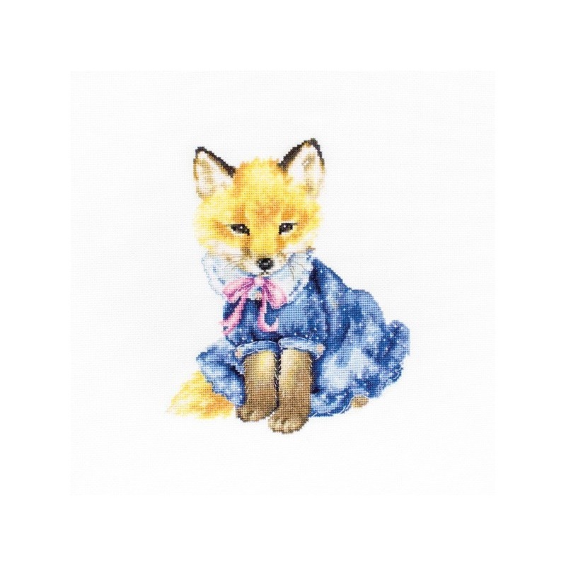 Embroidery kit Luca-S The Fox 2