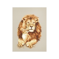Embroidery kit Luca-S Lion
