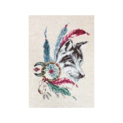 Luca-S Embroidery kit The Wolf