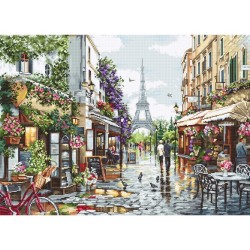 Luca-S Embroidery kit Paris in Flowers