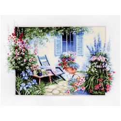 Luca-S Kit de broderie Jardin de fleurs