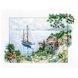 Luca-S Embroidery kit Seascape 
