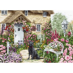 Luca-S Kit de broderie Le Garden Cottage