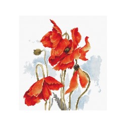 Embroidery kit Luca-S Poppies 6