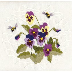 Panna Embroidery kit Furry Bumblebees