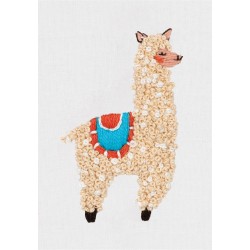 Embroidery kit Panna Little Llama