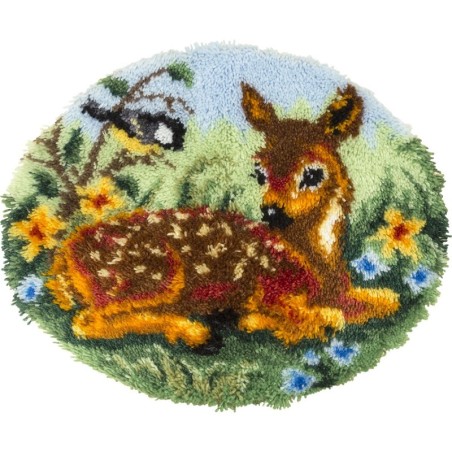 Embroidery kit Fawn Rug