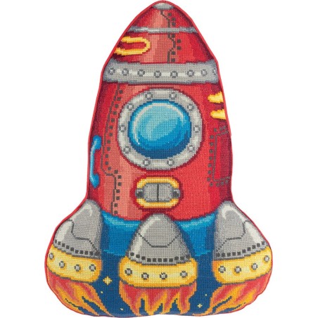 Panna Stitch Cushion kit  Rocket (Cushion Front)