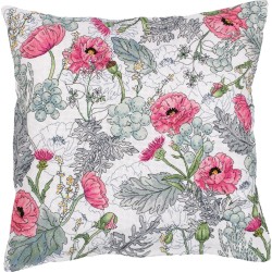 Panna Stitch Cushion kit  Poppies (Cushion Front)