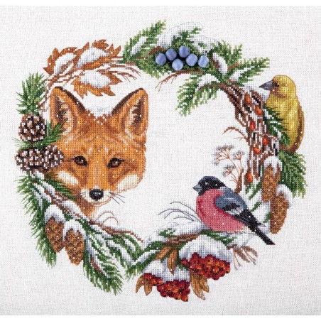 Panna Embroidery kit Winter Wreath